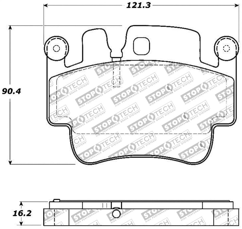Stoptech, StopTech Performance 00-07 Porsche Boxster S / 06-07 Cayman / 99-05 911 Carrera Front Brake Pads